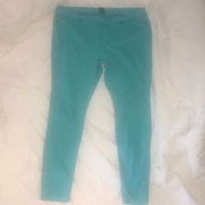 Teal Jeggings